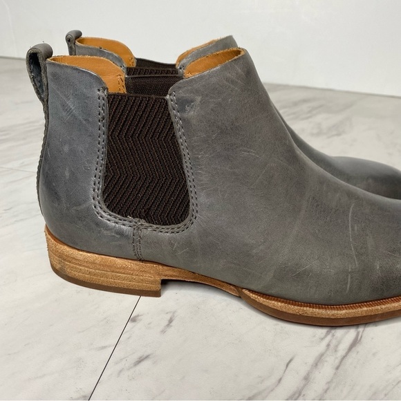 New! Kork Ease Kit Gray Leather Chelsea Bootie 6M - Picture 9 of 14